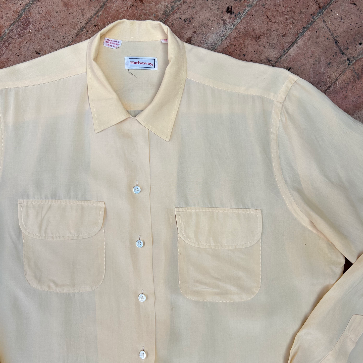 Vintage Silk Shirt ‘’Hathaway’’