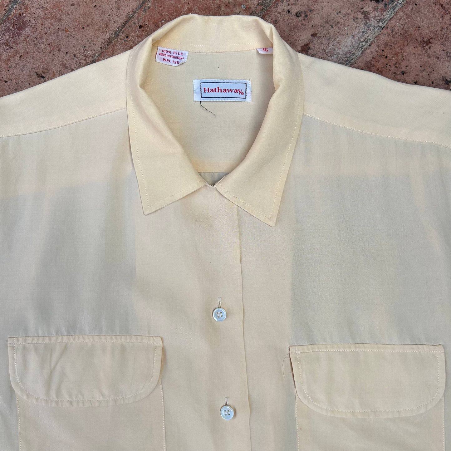 Vintage Silk Shirt ‘’Hathaway’’