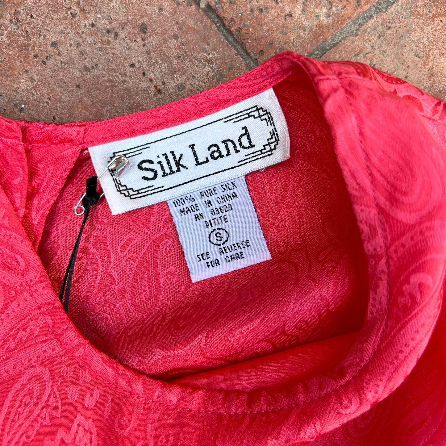 Vintage Silk Blouse ‘’Silk Land’’