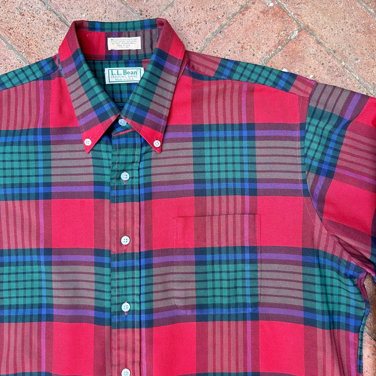 Vintage Cotton Blend Shirt ‘’L.L Bean’’