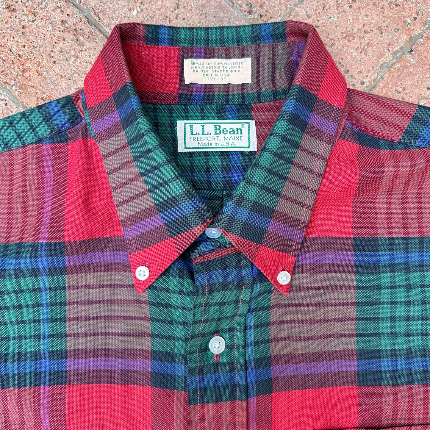 Vintage Cotton Blend Shirt ‘’L.L Bean’’