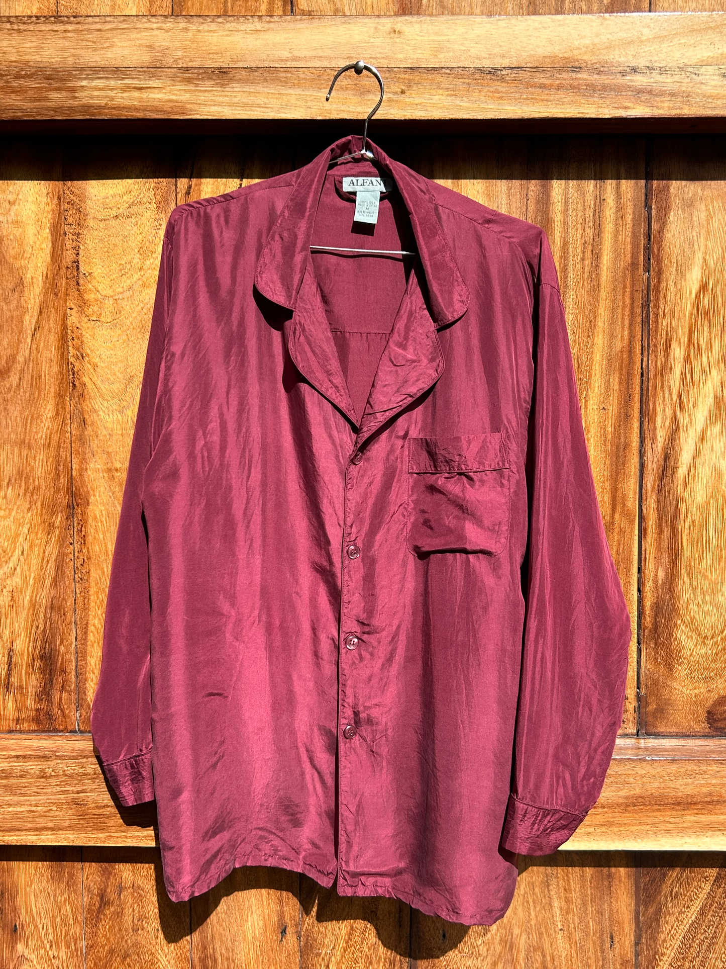 Vintage Silk Shirt ‘’Alfani’’