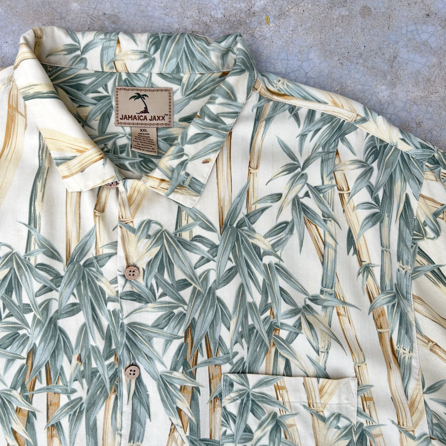 Vintage Hawaiian Silk Shirt ‘’Jamaica Jaxx’’