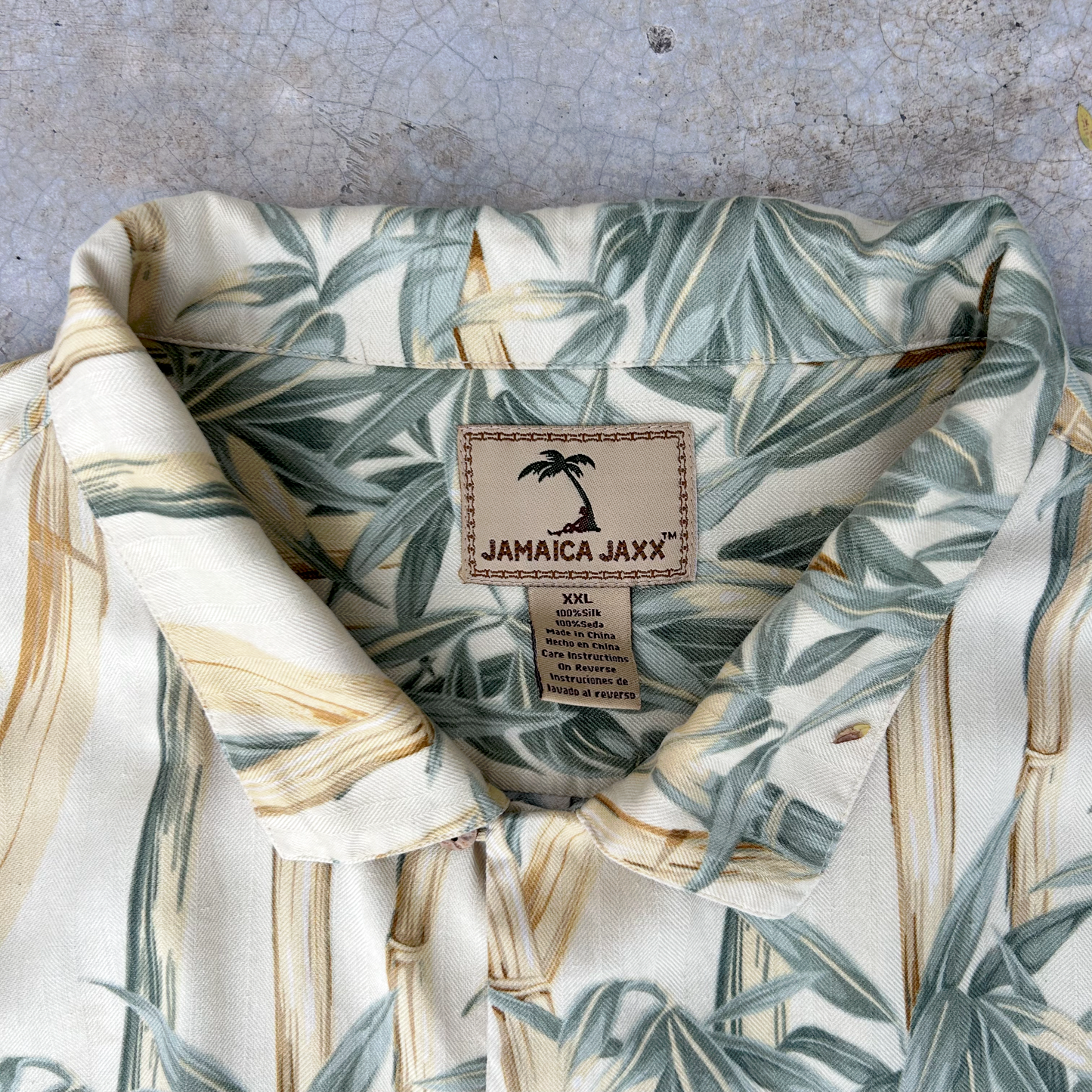 Vintage Hawaiian Silk Shirt ‘’Jamaica Jaxx’’