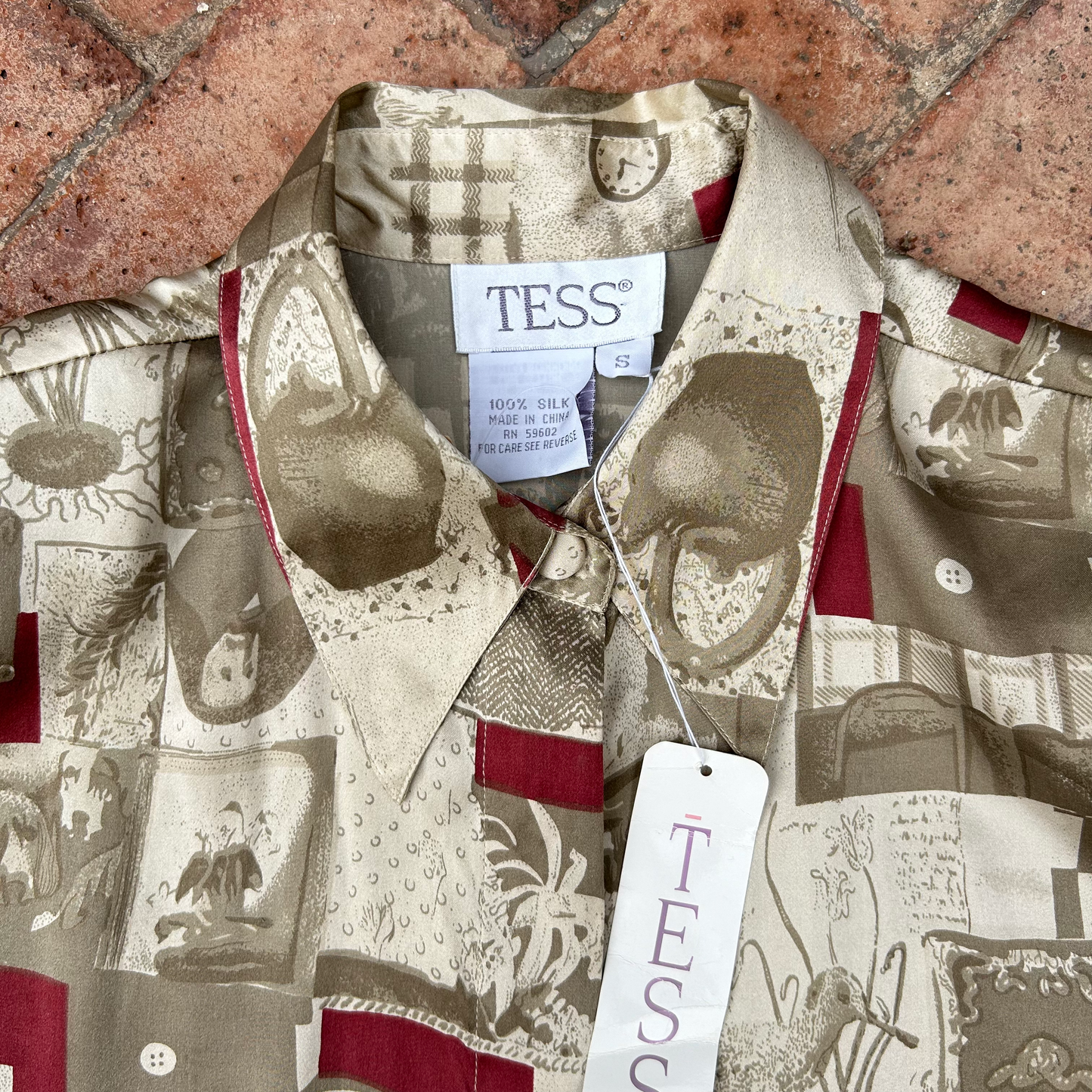 Vintage Silk Shirt ‘’Tess’’