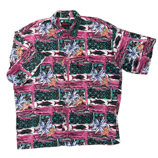 Vintage Hawaiian Cotton Shirt ‘’Sportif’’