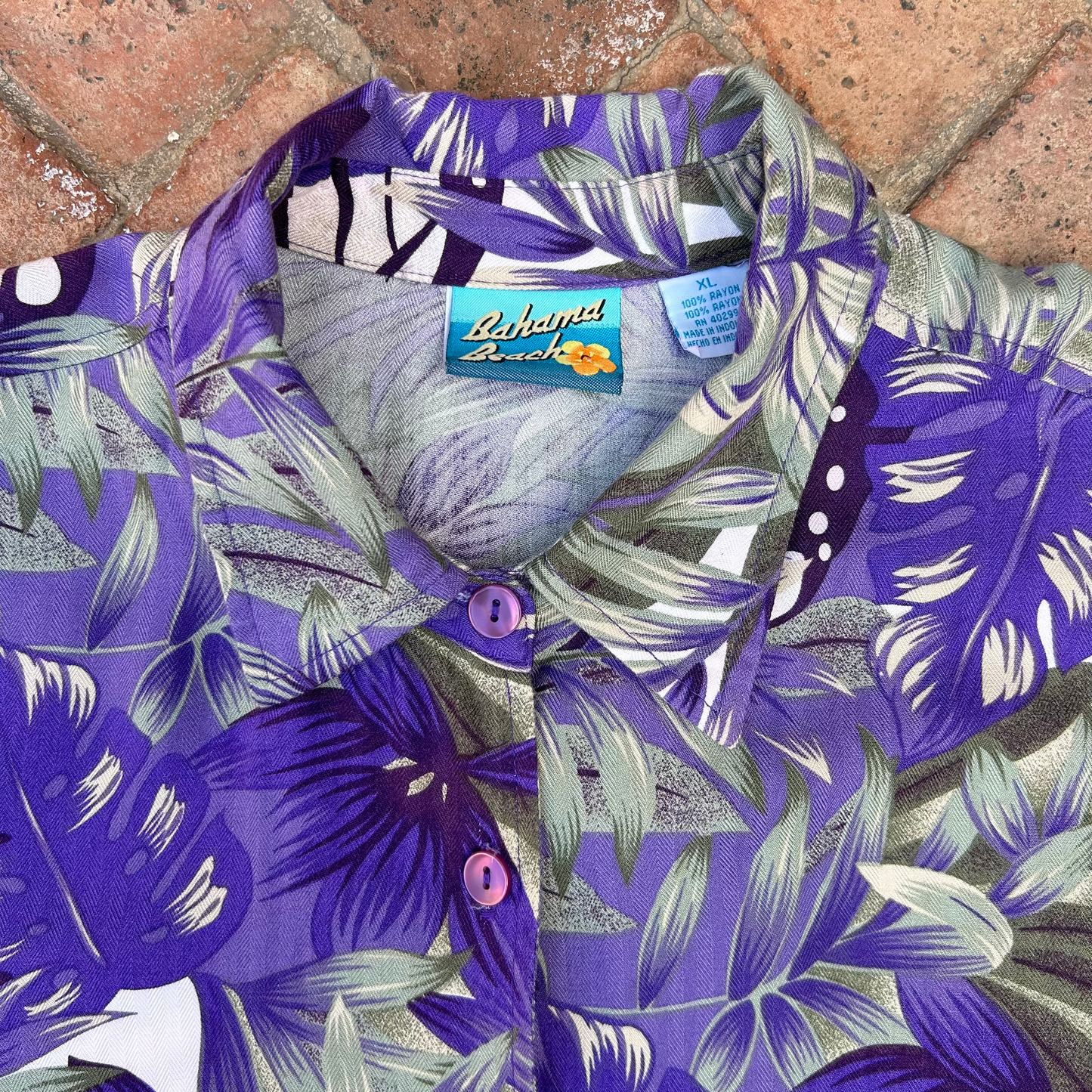 Vintage Hawaiian Shirt ‘’Bahama Beach’’