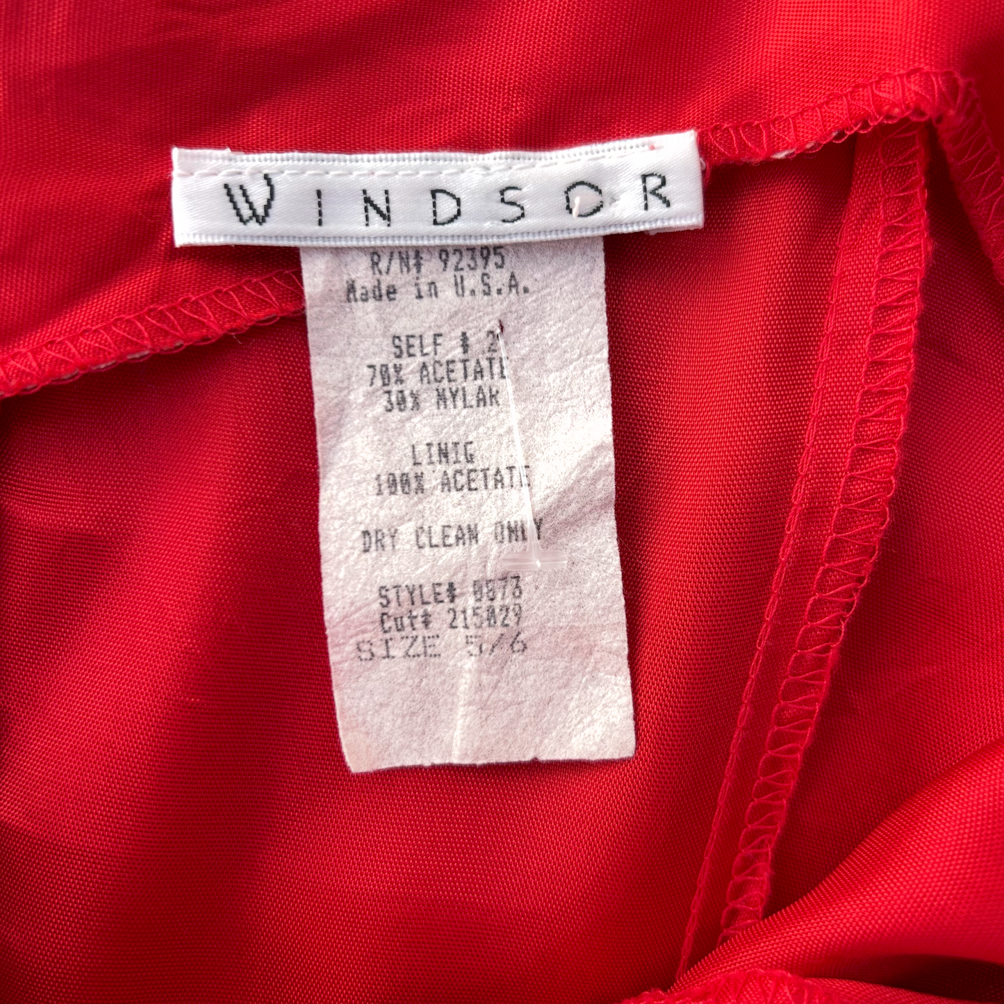 Vintage Satin Cocktail Mini Dress ‘’Windsor’’