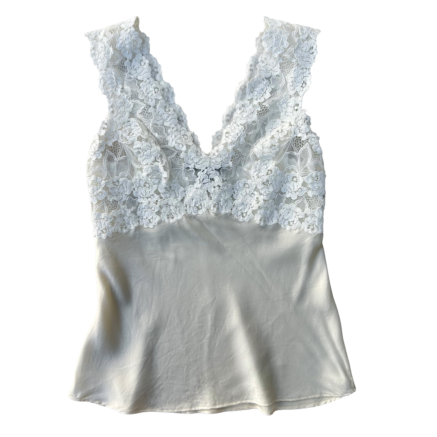 Vintage Silk Lace Top ‘’Josie Natori’’