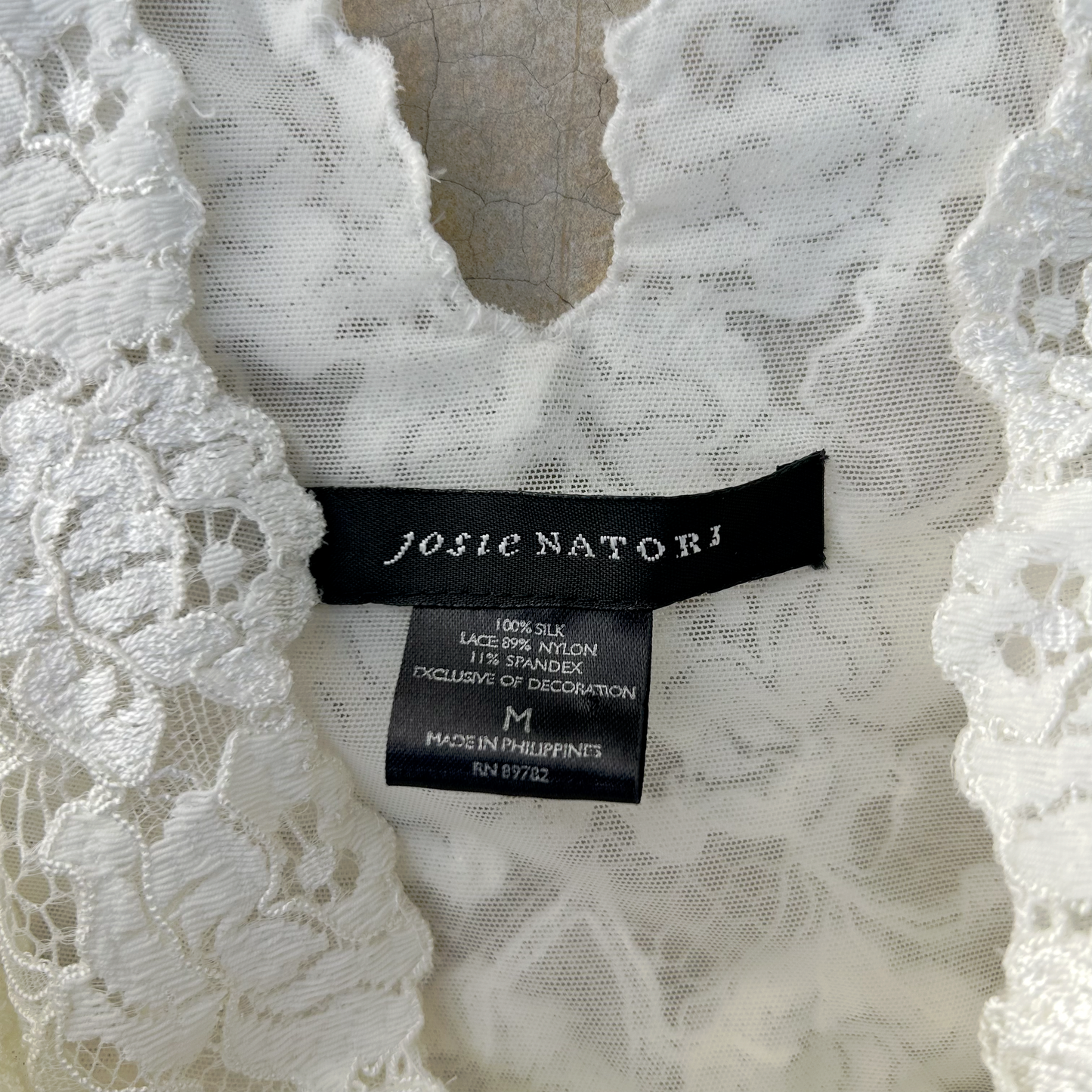 Vintage Silk Lace Top ‘’Josie Natori’’