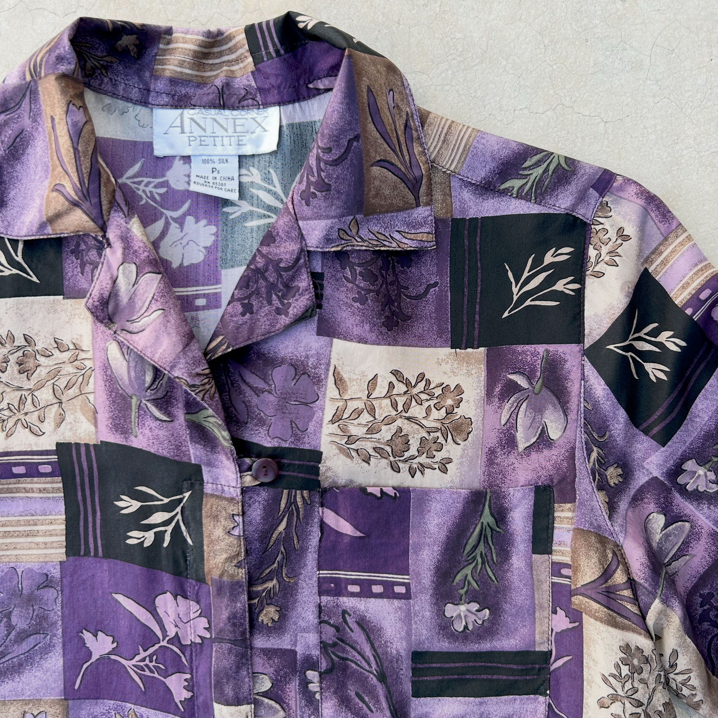 Vintage Silk Shirt ‘’Casual Corner’’