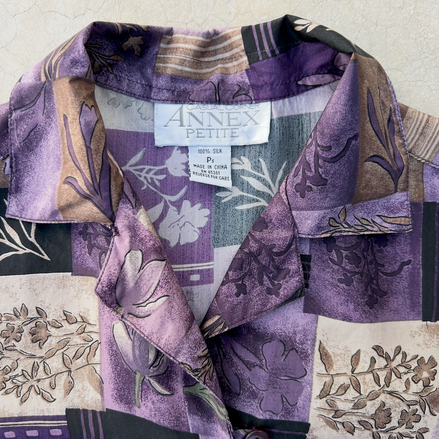 Vintage Silk Shirt ‘’Casual Corner’’