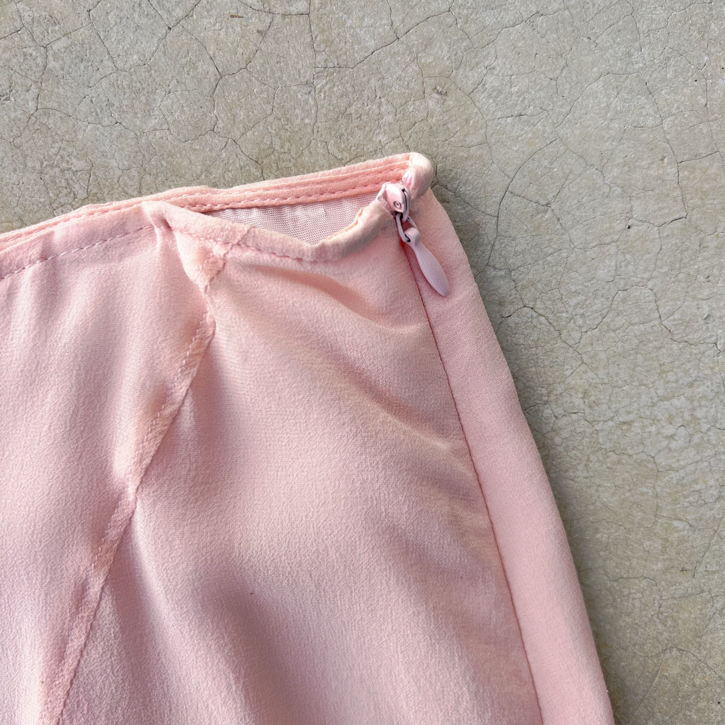 Vintage Silk A Line Skirt ‘’Intrend’’