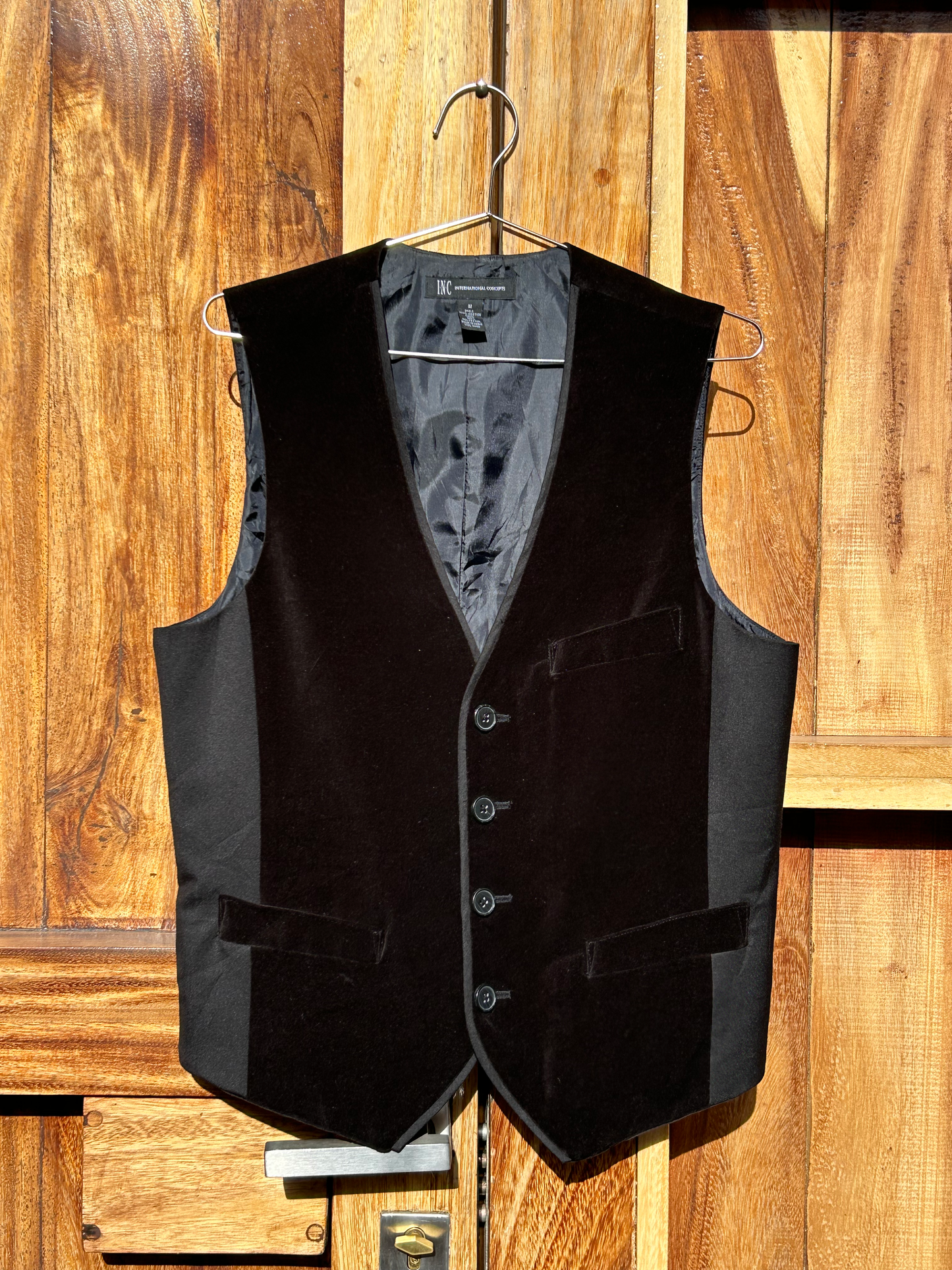 Cotton Velvet Vest ‘’I.N.C’’