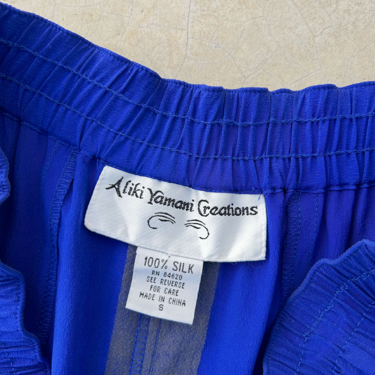 Vintage Silk Pants ‘’Aliki Yamani Creations’’