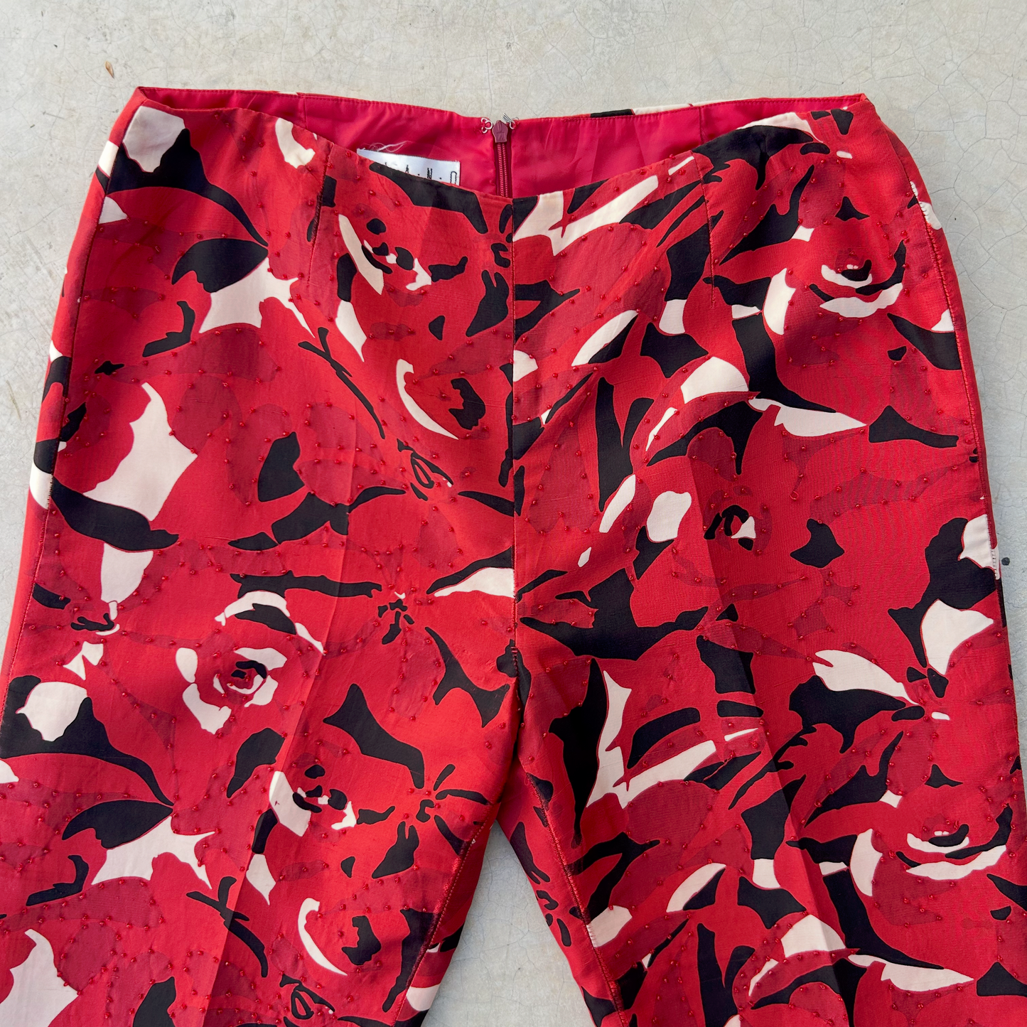 Vintage Silk Pants ‘’PIANO’’