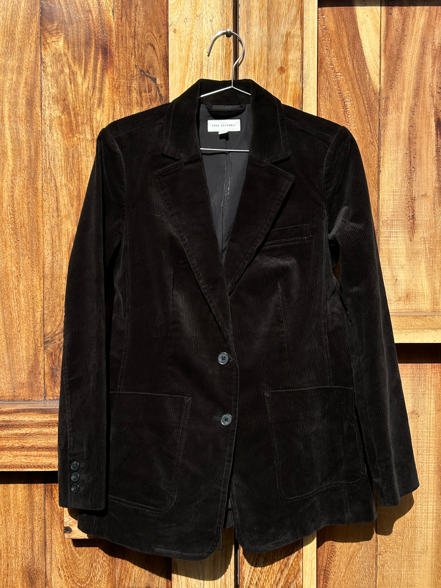 Cotton Velvet Corduroy Single Breasted Blazer ‘’Free Assembly’’