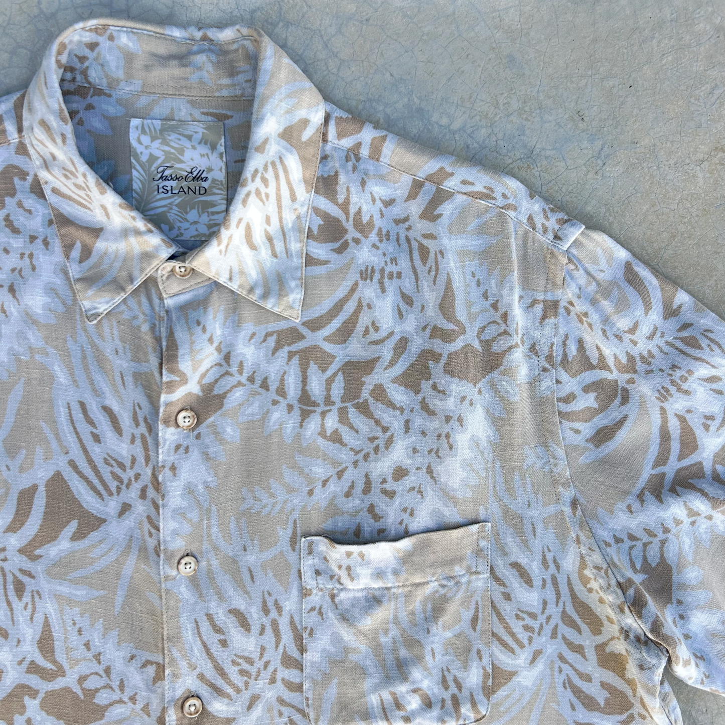 Silk Blend Shirt ‘’Tasso Elba’’
