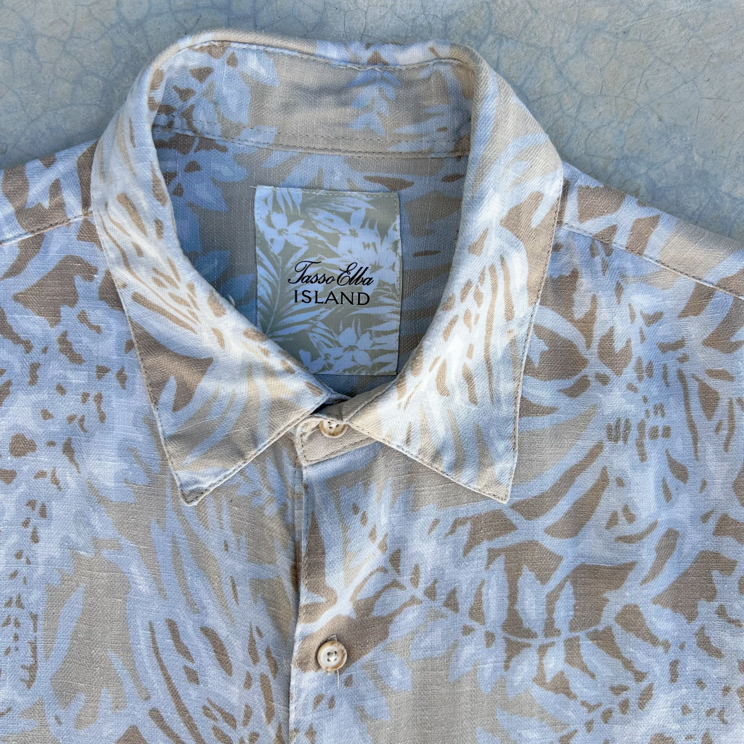 Silk Blend Shirt ‘’Tasso Elba’’