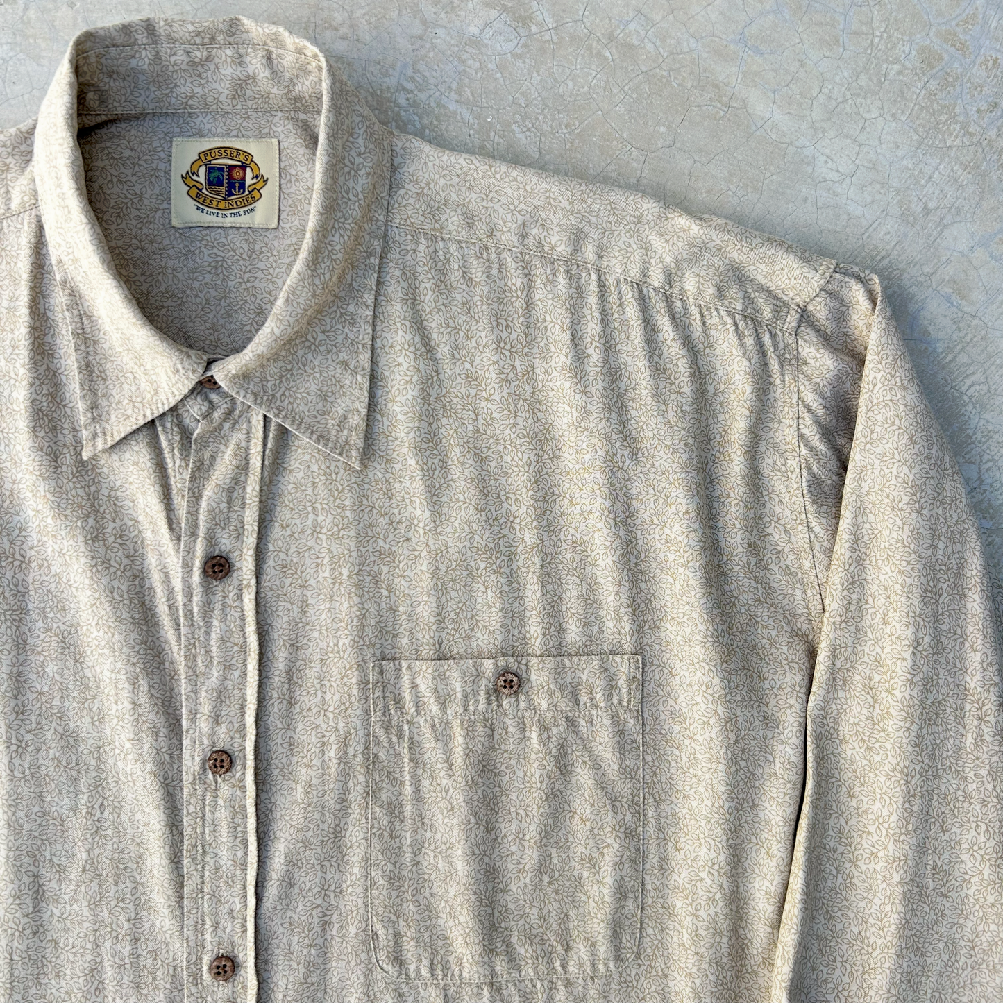 Vintage Silk Blend Shirt ‘’Pusser’s West Indies’’