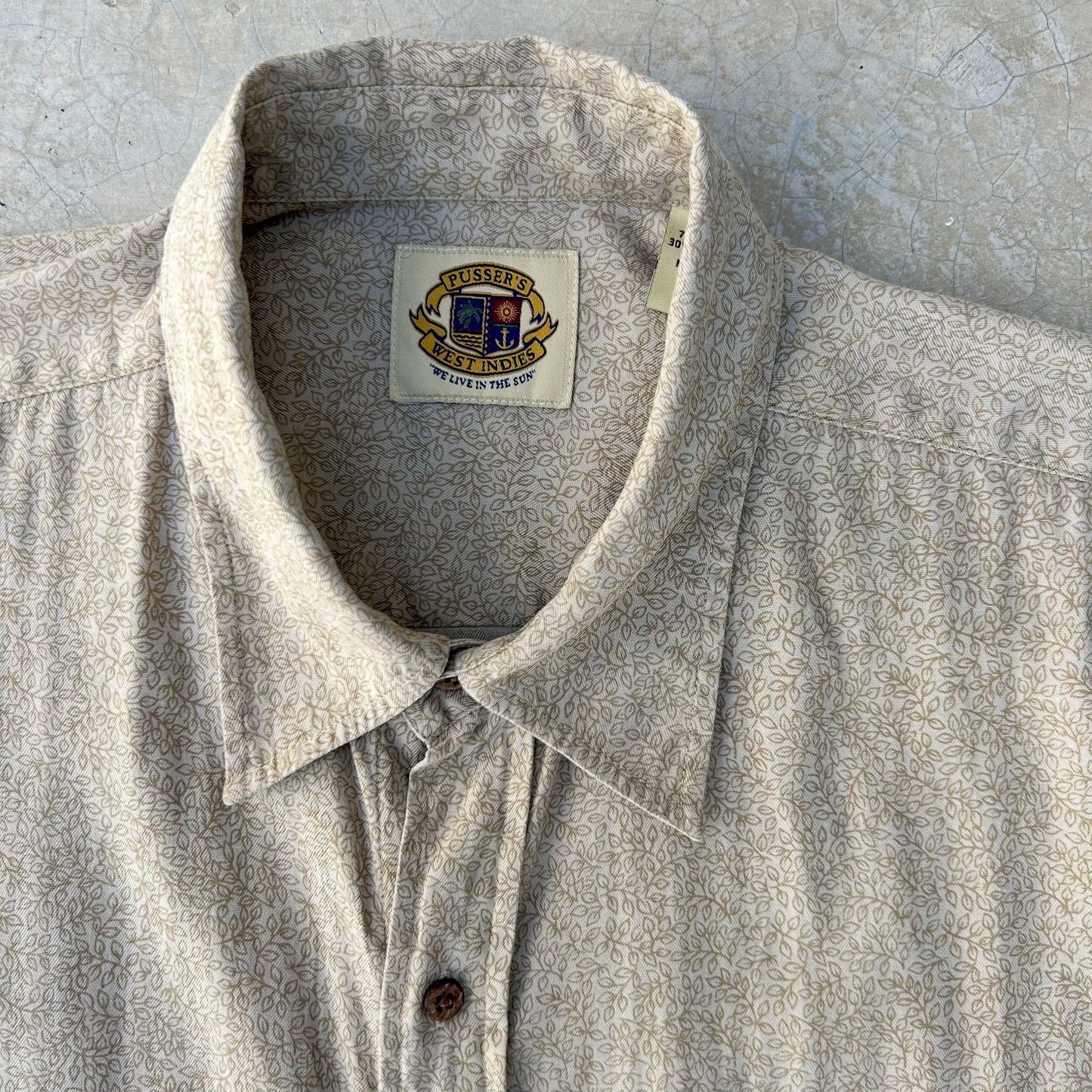Vintage Silk Blend Shirt ‘’Pusser’s West Indies’’