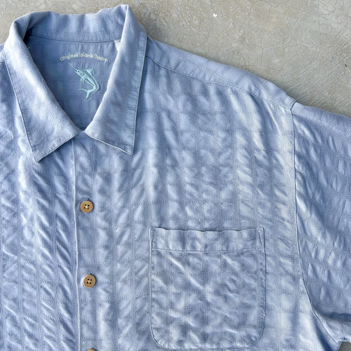 Vintage Silk Shirt ‘’Original Island Sport’’