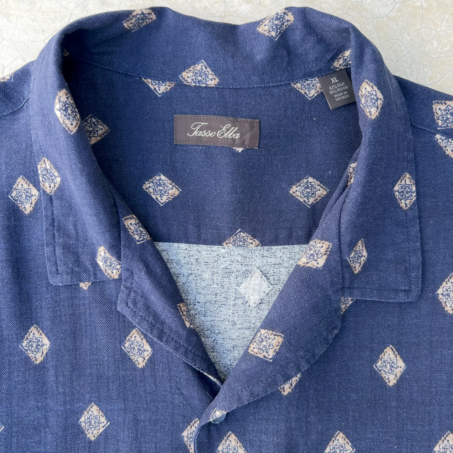Silk Blend Shirt ‘’Tasso Elba’’