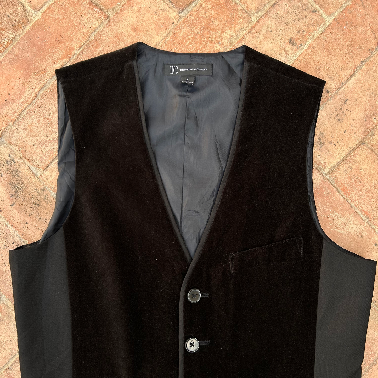 Cotton Velvet Vest ‘’I.N.C’’