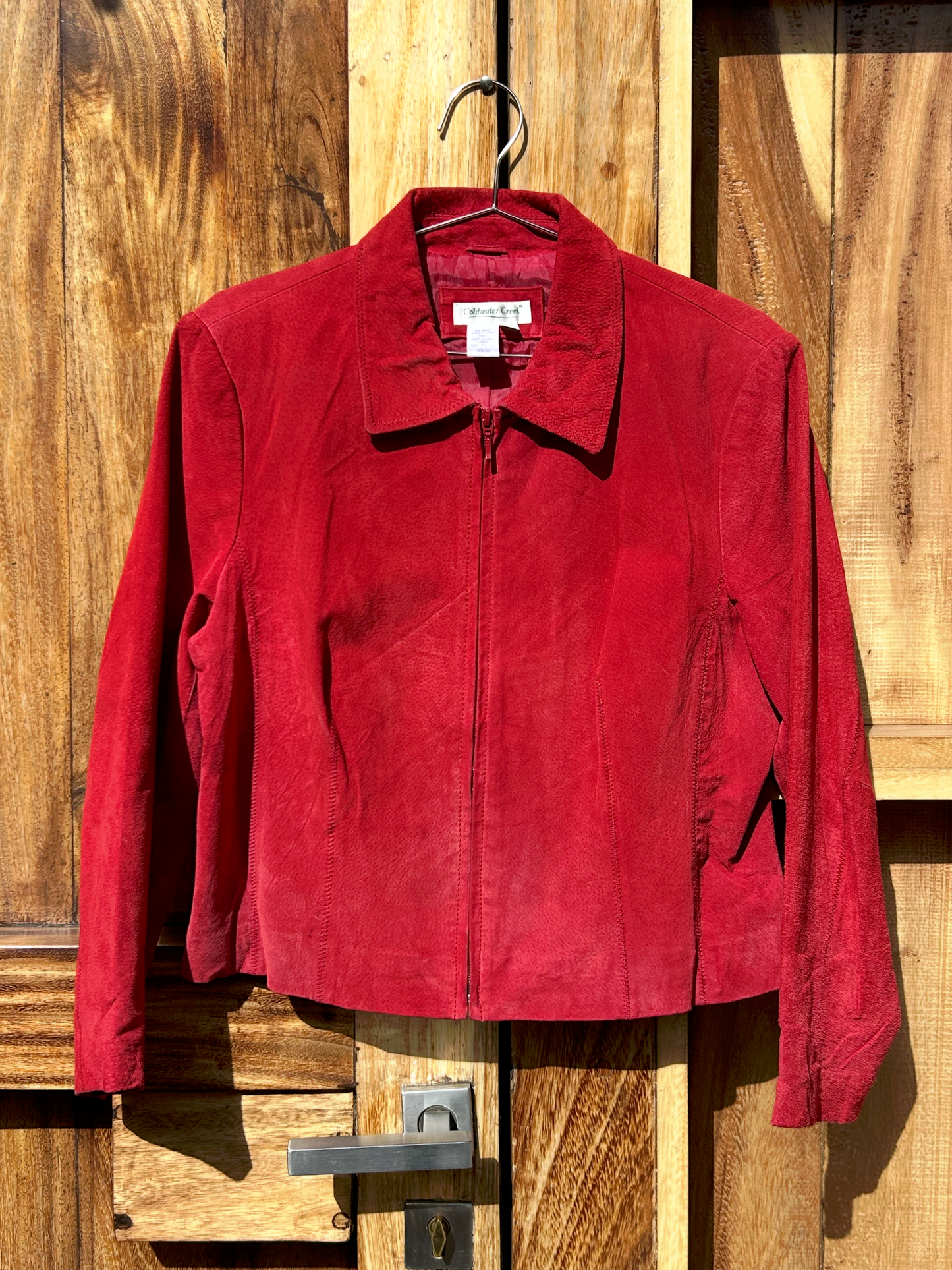 Vintage Leather Suede Jacket ‘’Coldcreek Water’’