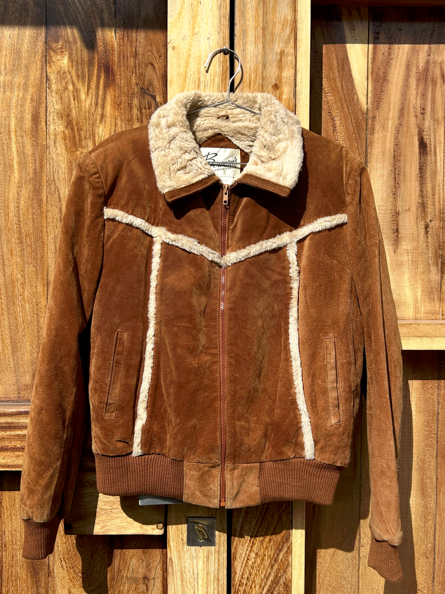 Vintage Leather Suede Jacket ‘’Berman’s’’