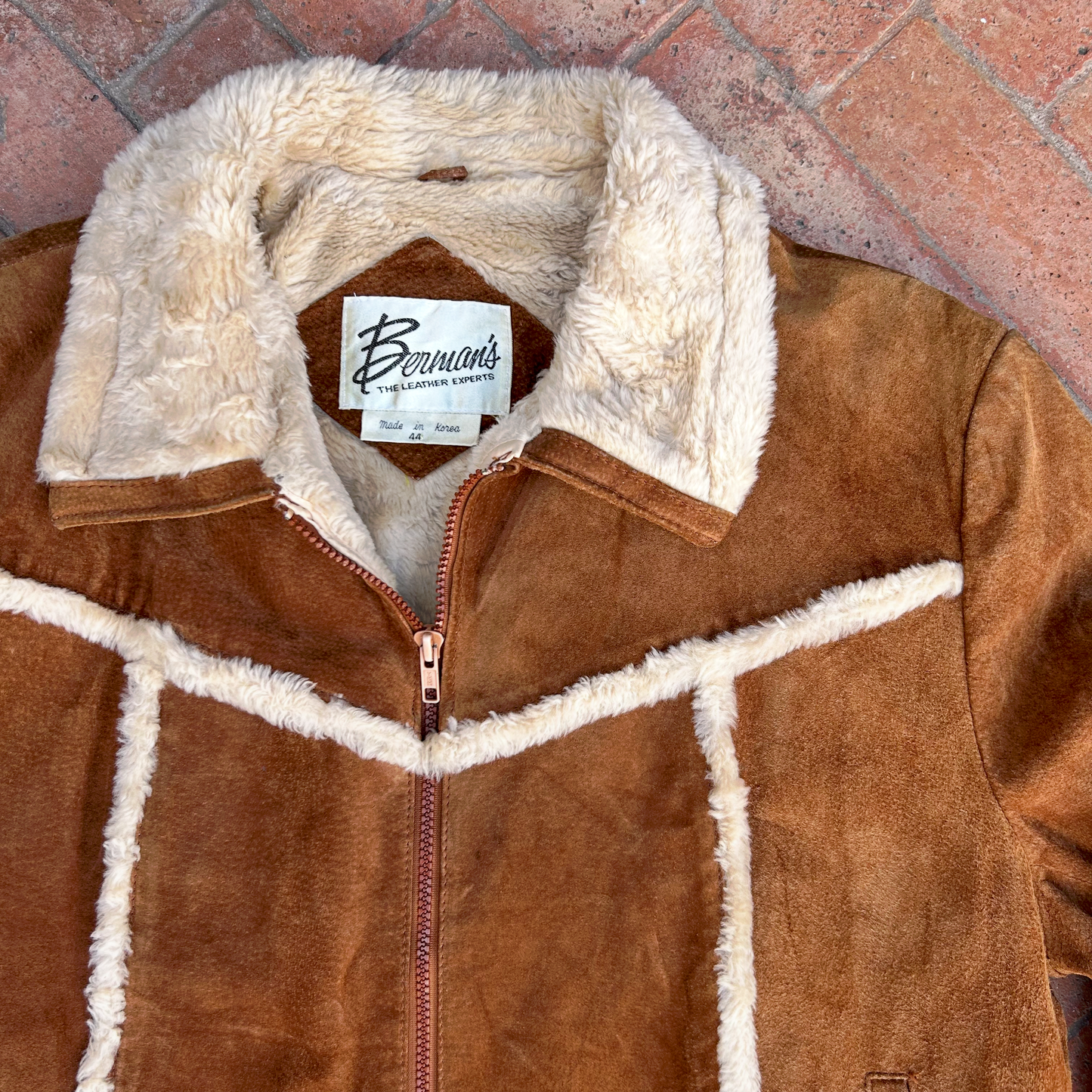 Vintage Leather Suede Jacket ‘’Berman’s’’