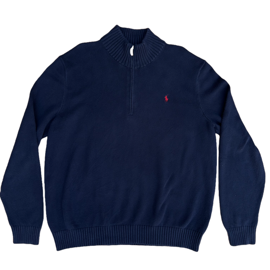 Vintage Mockneck Cotton Sweater ‘’Polo by Ralph Lauren’’