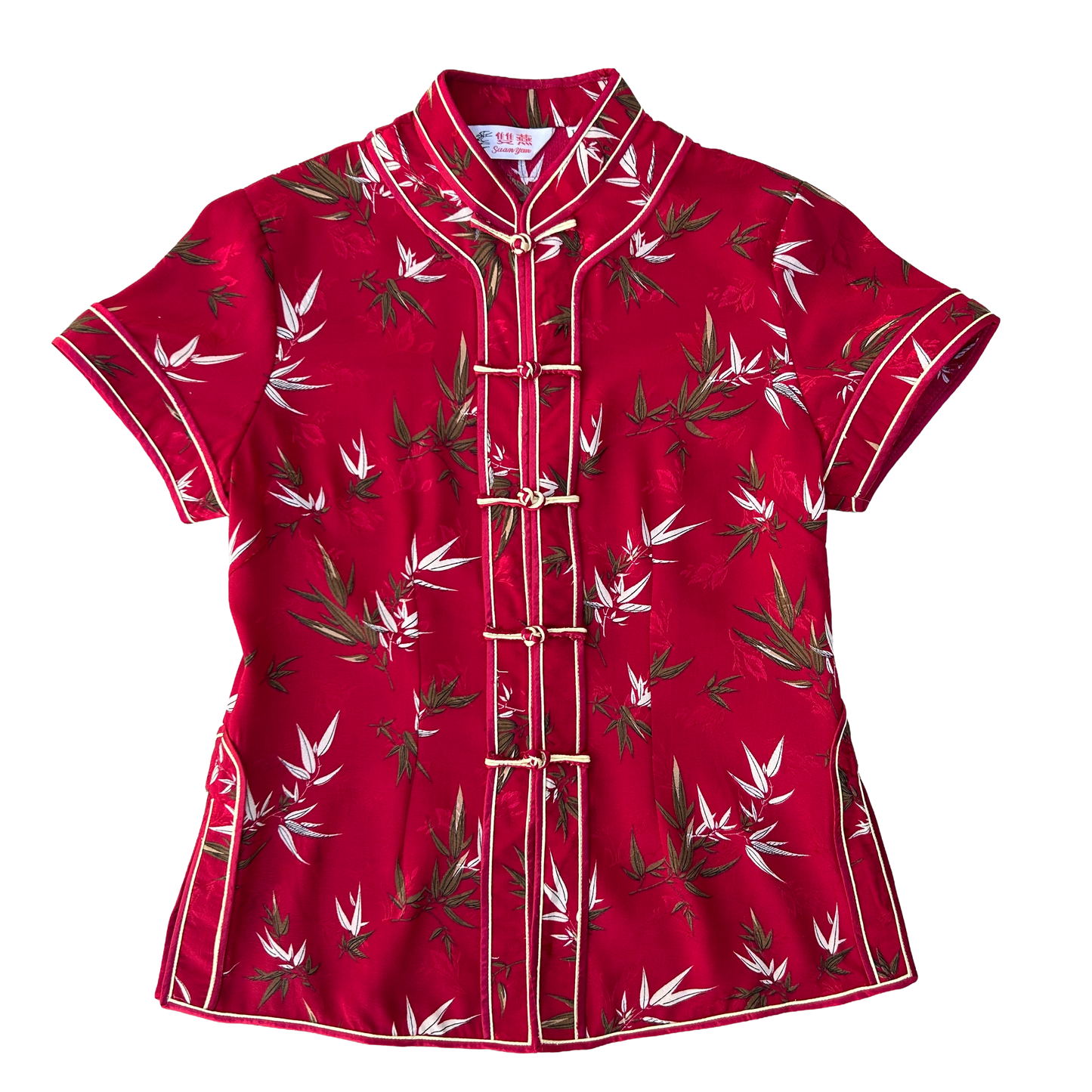 Short-Sleeved Tang Suit Shirt ‘’Suan Yan’’