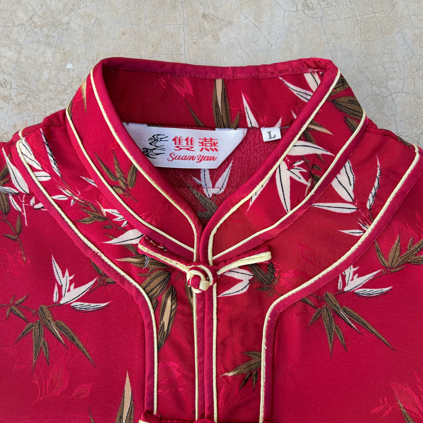 Short-Sleeved Tang Suit Shirt ‘’Suan Yan’’