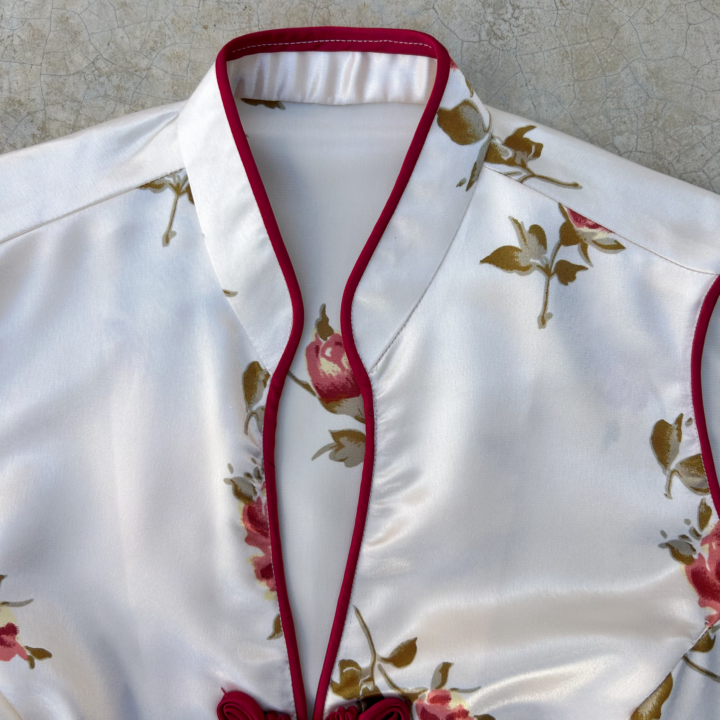 Satin Qipao(Cheongsam) Top ‘’Sin Marca’’