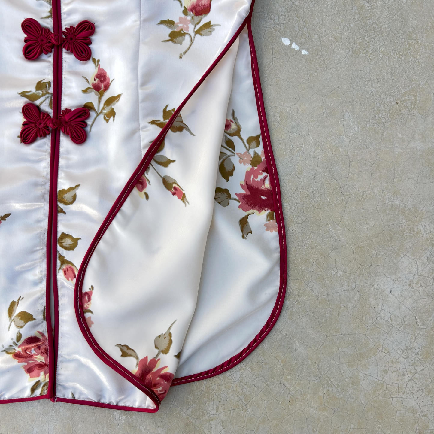 Satin Qipao(Cheongsam) Top ‘’Sin Marca’’