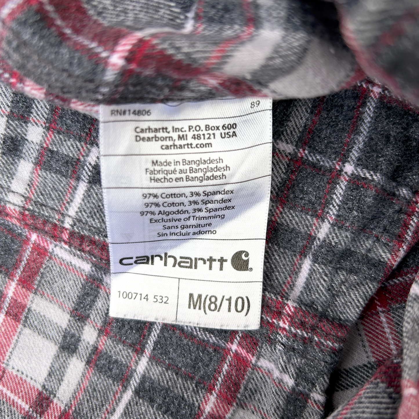 Hamilton Flannel Cotton Shirt ‘’Carhartt’’