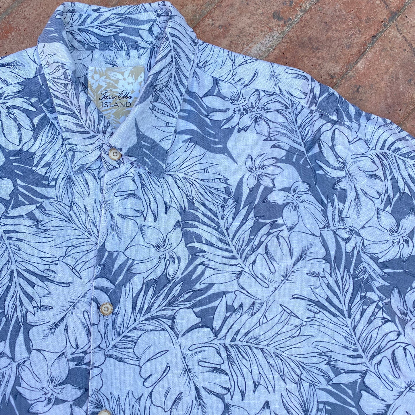 Hawaiian Silk Blend Shirt ‘’Tasso Elba’’