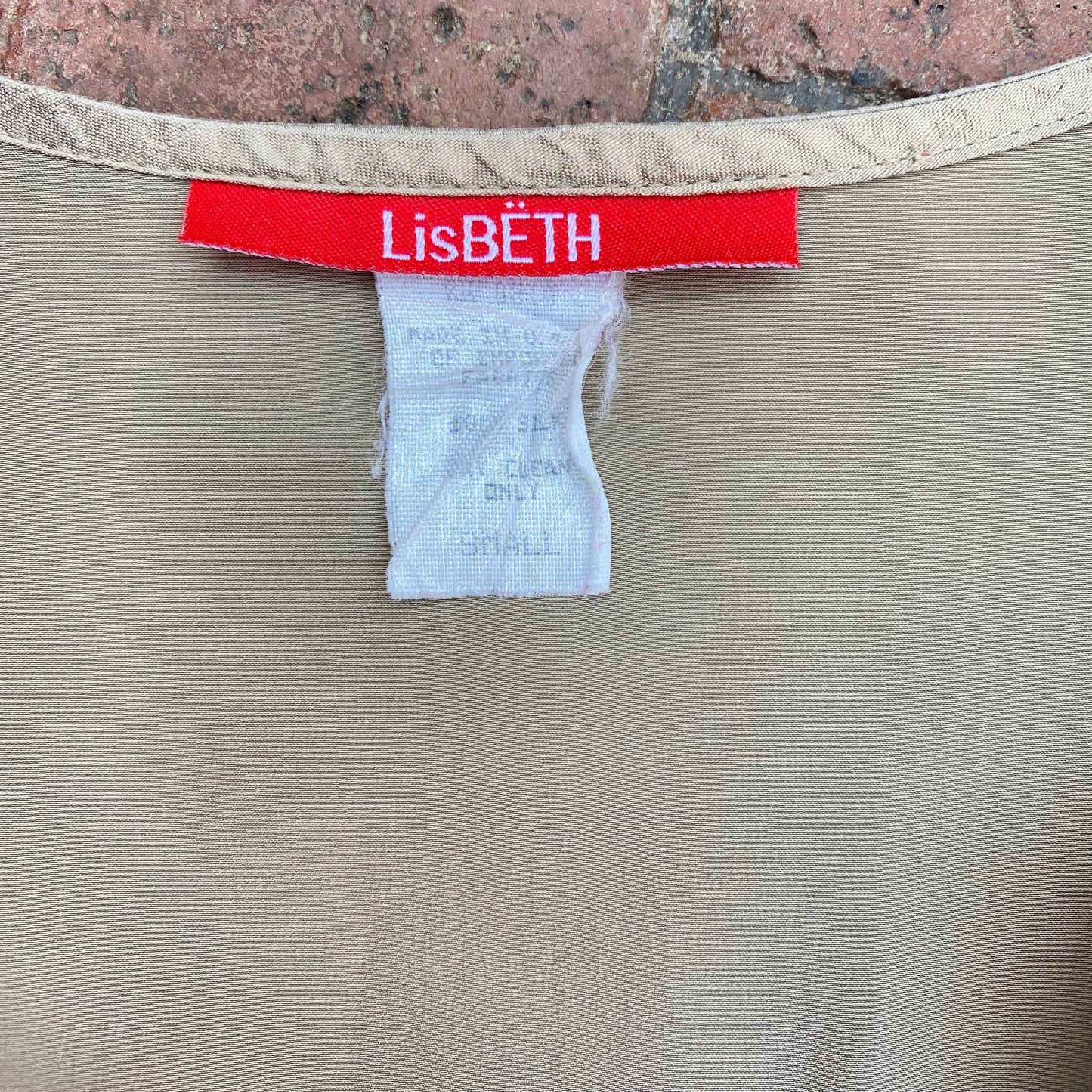 Vintage 90’s Silk Crop top ‘’Lisbëth’’