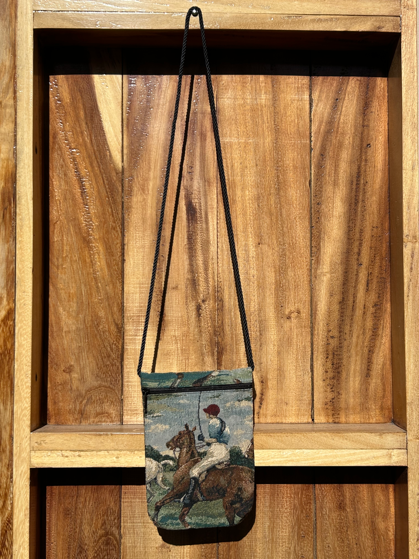 Vintage Jacquard Crossbody Bag ‘’Sin Marca’’