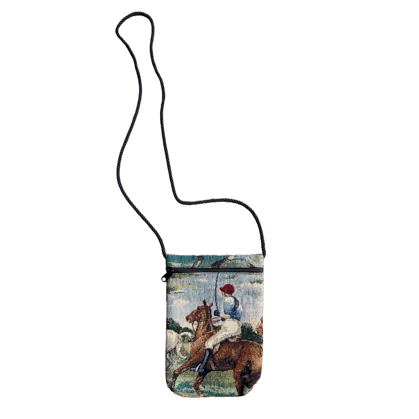 Vintage Jacquard Crossbody Bag ‘’Sin Marca’’