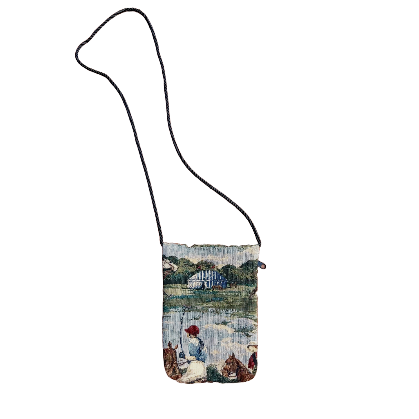 Vintage Jacquard Crossbody Bag ‘’Sin Marca’’