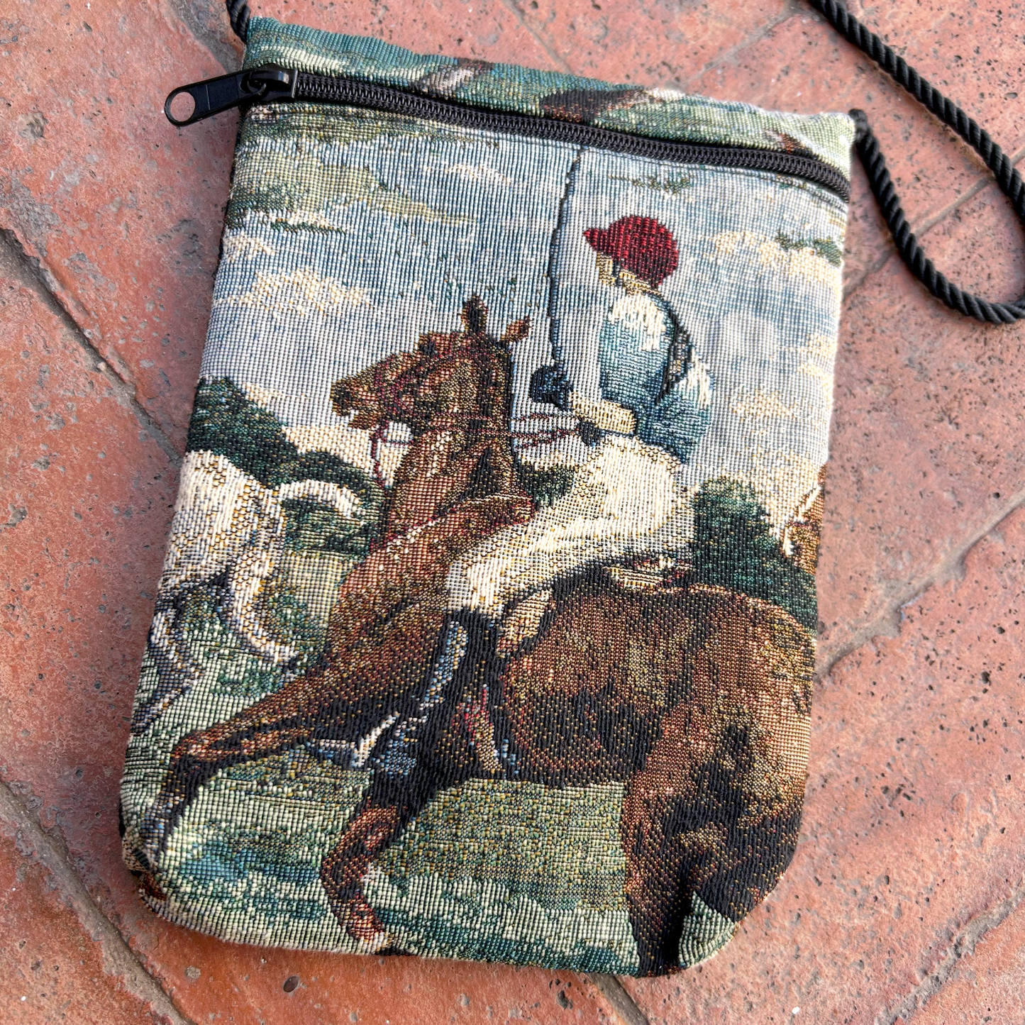 Vintage Jacquard Crossbody Bag ‘’Sin Marca’’