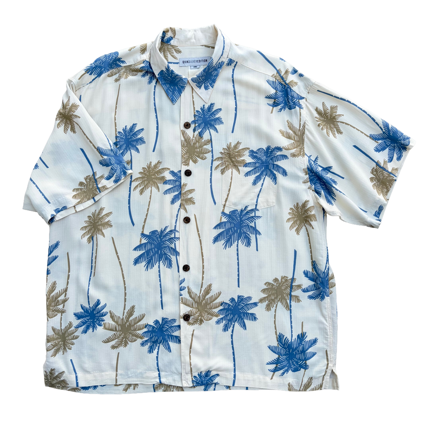 Hawaiian Silk Shirt ‘’Quicksilver Edition’’