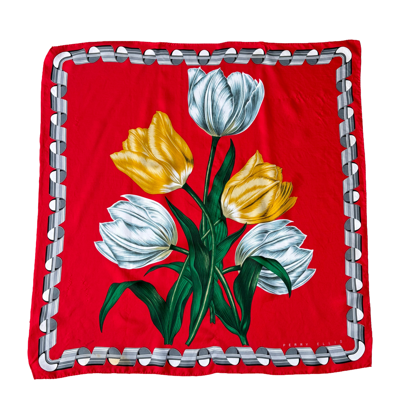 Vintage Silk Scarf ‘’Perry Ellis’’