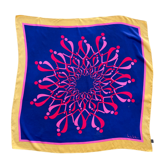 Vintage Silk Scarf ‘’Nicolle Miller’’