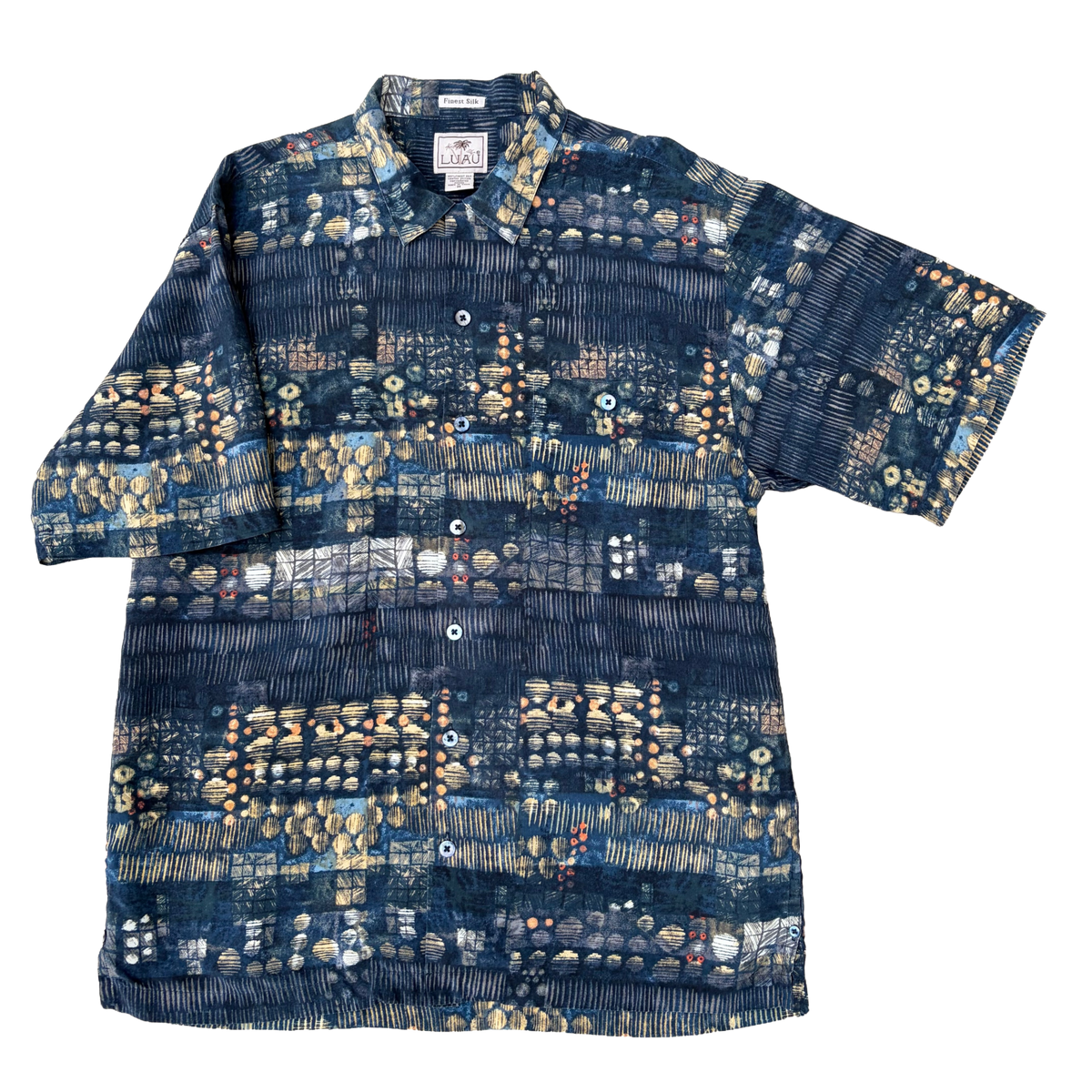 Vintage Silk Shirt ‘’Luau’’