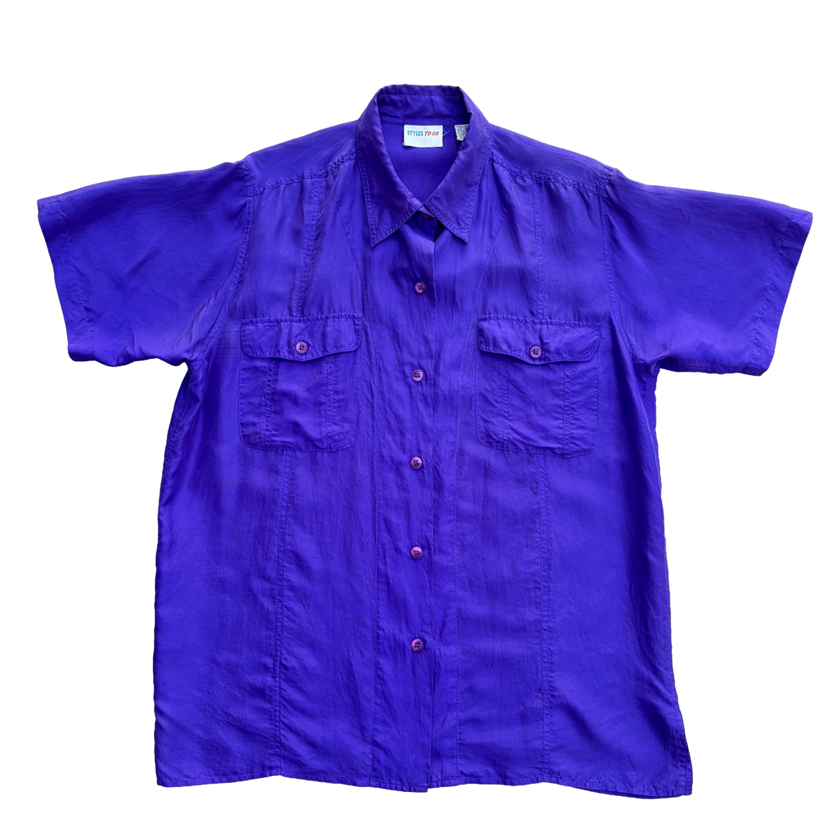Vintage Silk Shirt ‘’Styles to go’’